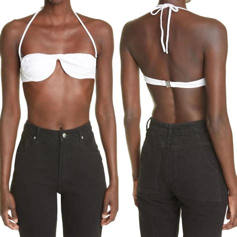 ISA BOULDER Tornado Jersey Bra Bikini Top Color Depop