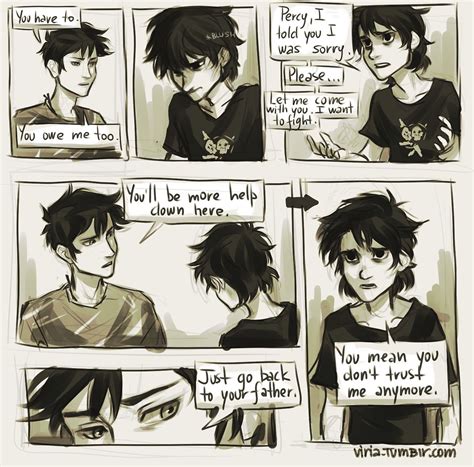 Artwork By Viria D Every Interaction Between Percy And Nico In All