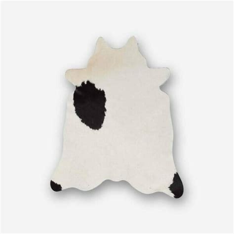 Speckled Black And White Cowhide Rug X Cm Bag Home