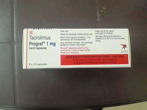 Tacrolimus Prograf 1mg Hard Capsules At Rs 413 Box Pangraf Capsule In