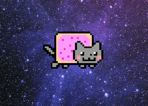 nyan cat kawaii gif | WiffleGif