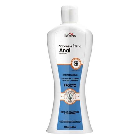 Procto Sabonete íntimo Anal Unissex Extratos Naturais 130ml Hot Flowers