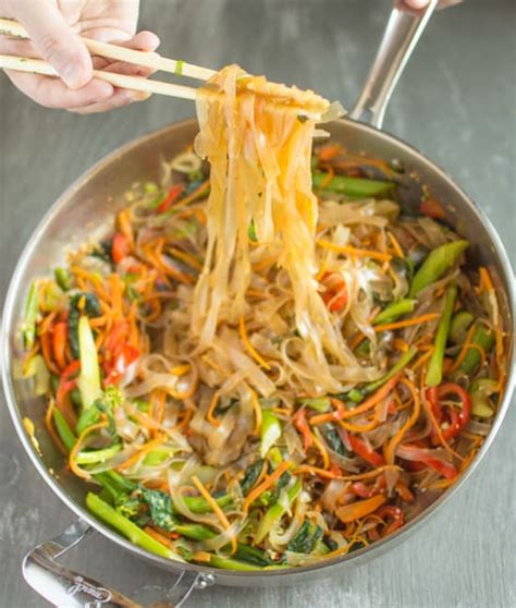 Vegetable Stir Fry Mung Bean Noodles Healthy Nibbles By Lisa Lin