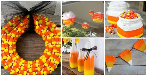 15 Candy Corn Inspired Decorations for Halloween