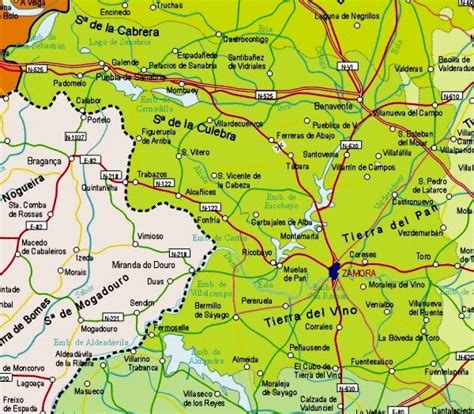 Mapa De La Provincia De Zamora Tama O Completo Gifex