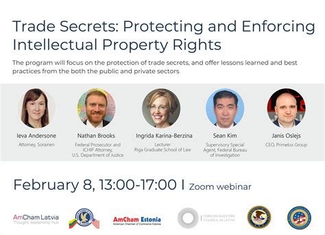 Pan Baltic Webinar On Trade Secrets Protecting And Enforcing Ipr