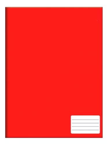 Cuaderno De Brochura 48 Hojas Tapa Dura Pequeño 140x200mm Color Rojo