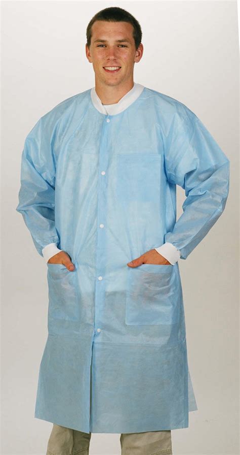 Valumax Disposable Lab Coat Knee Length Level 3 Extra Safe Sms 10 Package Drug Testing For Less