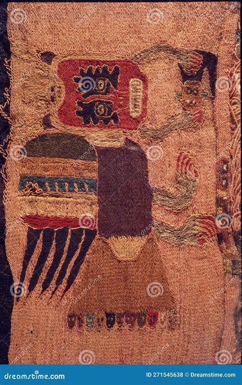 Mantles Textile Paracas Nazca Peru Culture With Great Weavers From