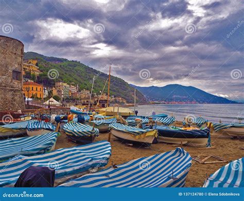 Laigueglia Italian Riviera Editorial Image CartoonDealer 40072520