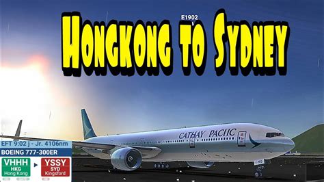 Rfs Real Flight Simulator Hongkong To Sydney Full Flightb777