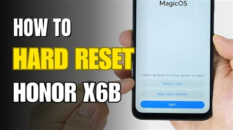 How To Hard Reset Honor X6b YouTube