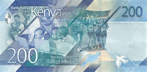 Kenya 200 Shillings 2019 Unc Kenpn54a Kenya