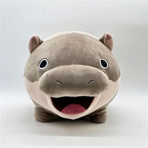 Soft Moo Deng Hippo Plush Kawaii Animal Pillow Home Toy Decoration Ebay