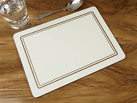 Premium Piece Set Of Cork Backed Placemats By Creative Tops X