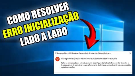 COMO RESOLVER O ERRO FALHA NA INCIALIZAÇÃO DO APLICATIVO DEVIDO A