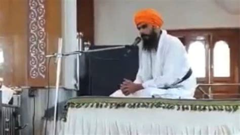 Amritpal Singh Gives Speech At Gurudwara In Bhindranwales Village Before Arrest Pragativadi