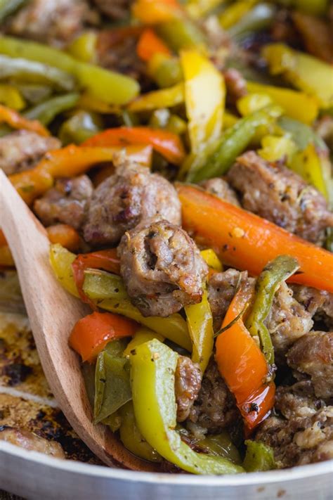 Italian Sausage and Peppers Recipe - An Italian in my Kitchen