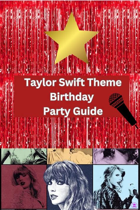 Swiftie Birthday Party Ideas In 2024 Taylor Swift Birthday Party