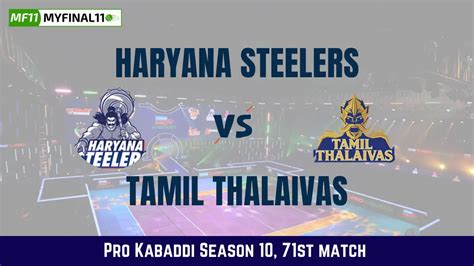 Har Vs Tam Dream Prediction Today Kabaddi Match Pro Kabaddi Season