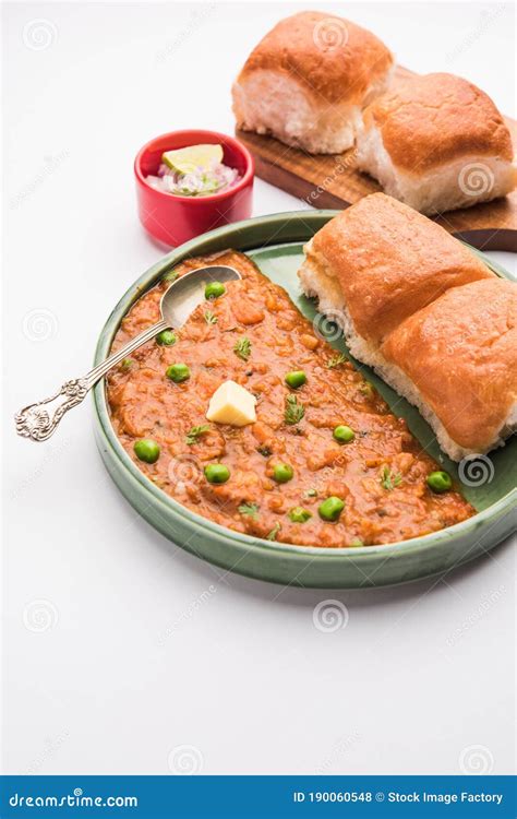 Pav Bhaji Is A Popular Indian Street Food That Consists Of A Spicy Mix