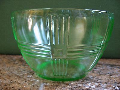 Green Criss Cross Refrigerator Bowl Hazel Atlas Htf Rare