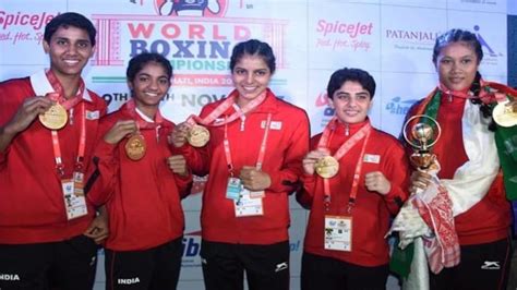 India Claim 5 Gold Medals At Aiba Youth Women Boxing Championship