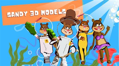 Sandy Cheeks 3D Models Making Of Finished Projects Blender Artists