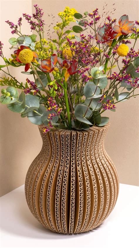 Vase en carton recyclé et pliableFabriqué en France Vases Dark Art