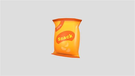 Snack Bag Buy Royalty Free D Model By Bariacg Acf Sketchfab