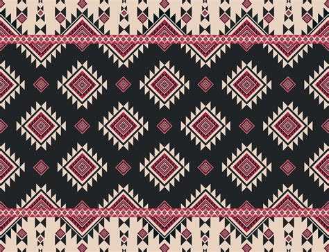 African Colorful Geometric Pattern Graphic By Parinya Maneenate