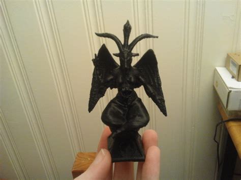 I 3D printed a little Baphomet statue : r/satanism