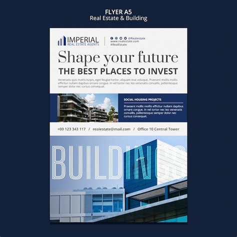 Premium Psd Real Estate Project Poster Template