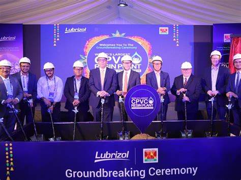 Lubrizol And Grasim Industries Launch Landmark Cpvc Resin Plant In