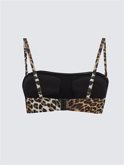 SİYAH Desenli Kadın Bikini Üst S G Z LQJ LCW