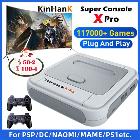 Kinhank Super Console X Pro Video Game Consoles With Emulators For