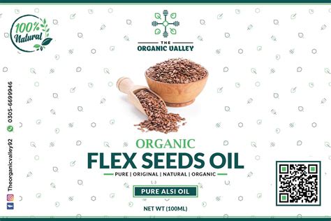 Flex Seeds Oil (Pure Alsi Oil) | The Organic Valley