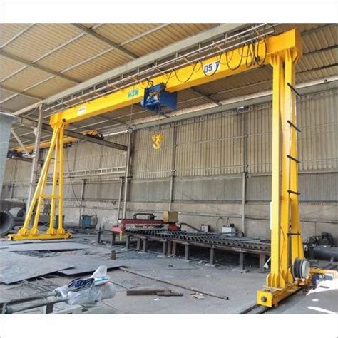 Sabb Single Girder Gantry Crane Maximum Lifting Capacity Ton