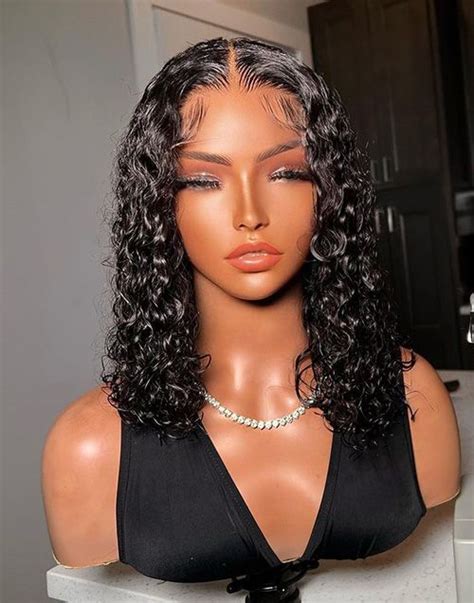 Dainty Secrets Malaysian Hair Water Wave Lace Front Wig DTS006