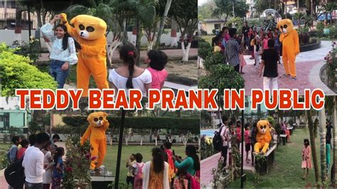 Teddy Bear Dance With Cute Girls 😀😘 Teddy Bear Pranks Teddy Pranks