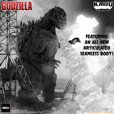 Godzilla Godzilla Black White Kaiju Collective Figurky A