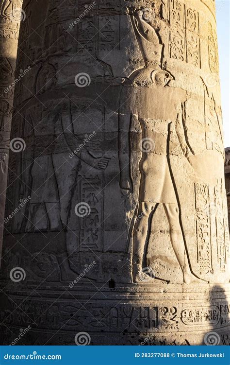 Ancient Egyptian Writing Hieroglyphs Editorial Stock Photo Image Of