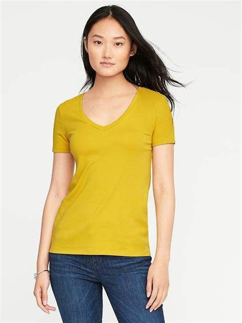 Old Navy Slim Fit V Neck Tee For Women Tees For Women Women V Neck Tee