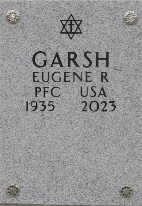 Eugene Robert Garsh 1935 2023 Find A Grave Memorial