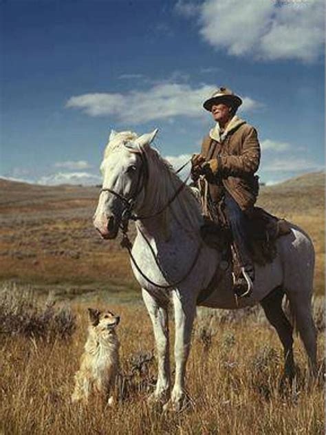 Old Cowboy And His Dog Horses And Dogs Horses Dog Canvas