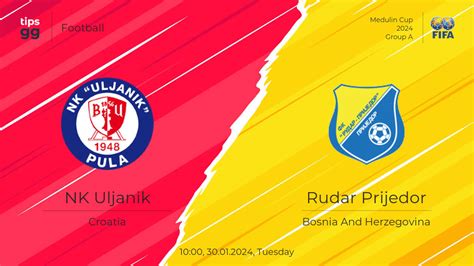 NK Uljanik Vs Rudar Prijedor 30 01 2024 At Medulin Cup 2024 Football