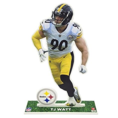 Pittsburgh Steelers T J Watt Player Standee Figurine Nfl Shop