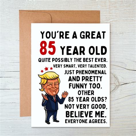 85th Birthday Card 85th Birthday T 85th Birthday Birthday Card