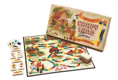 1949 Candy Land Game Designed By School Teacher Eleanor Abbot Crooked House Peppermint Sticks