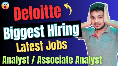 Deloitte Biggest Hiring Latest Jobs OFF Campus Drive 2022 2023